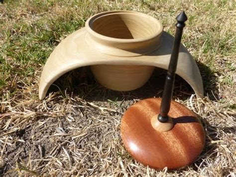 Woodturning With Naked Turner Winged Lidded Box With Finial YouTube