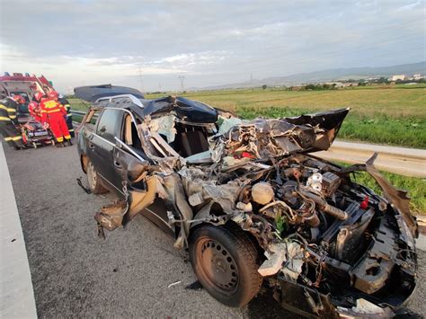 Foto Accident Pe Autostrada A Aiud Sebe N Zona Alba Iulia Sud