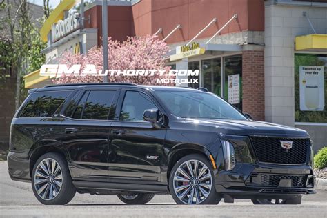 Cadillac Escalade V Prototype Spy Shots No Camo May