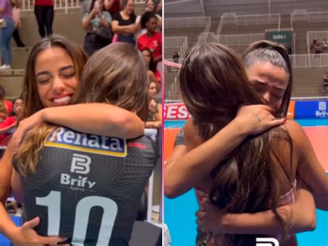 Fora Do Bbb23 Key Alves Reencontra Irmã Gêmea Em Jogo De Vôlei