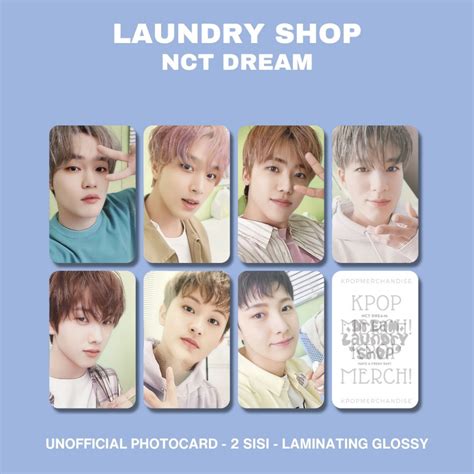 Photocard Nct Dream Laundry Shop Premium Chenle Haechan Jaemin Jeno