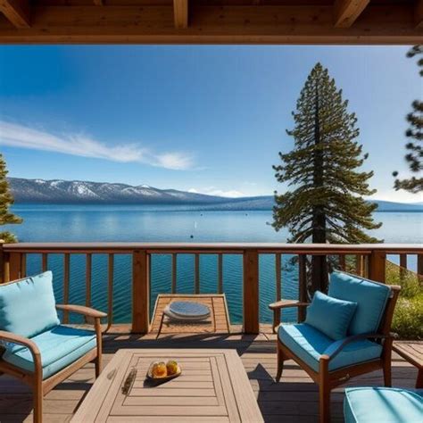 Premium Photo Beautiful Panorama On The Beach Of Secret Cove Lake Tahoe