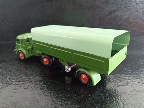 Cij Original Renault Tracteur Routier Avec Remorque Vert Poque Dinky