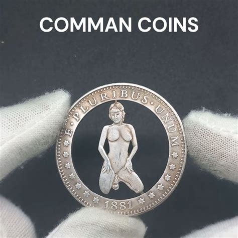 Hobo Coin Cut Coin Wonder Woman Naked Sexy DC Hero Girl Comic US Art