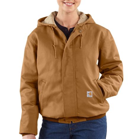 Womens Flame Resistant Midweight Canvas Active Jac 101629 Carhartt