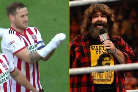 WWE legend Mick Foley responds to Sheffield United striker Billy Sharp ...