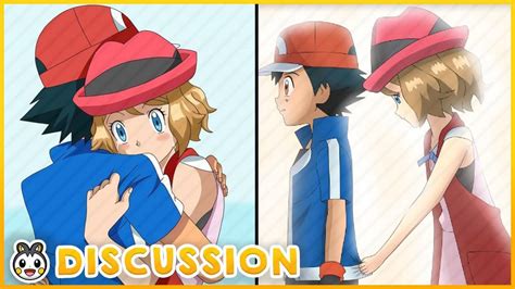 Pokemon Xy Ash And Serena Kiss