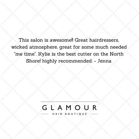 Google reviews – Glamour Hair Boutique