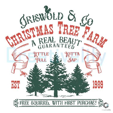 Griswold And Co Xmas SVG Chirstmas Tree Farm File CreativeLify