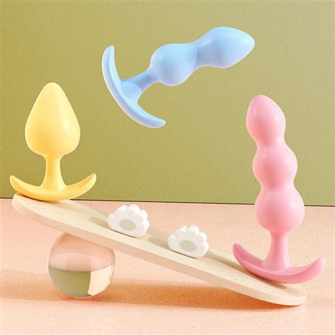 Juguete Sexual Para Hombre Y Mujer Tap N Anal De Silicona Suave De Unid Set