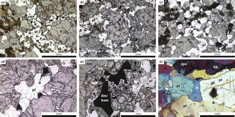 Thin Section Scale Petrographic Features Of Lewisian Metagabbroic