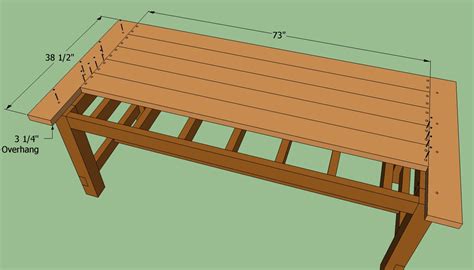 Installing The Top Of The Farmhouse Table Howtospecialist How To Build Step By Step Diy Plans