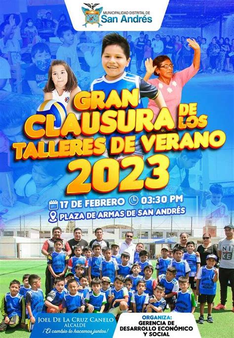 Gran Clausura De Los Talleres De Verano En La Municipalidad De San