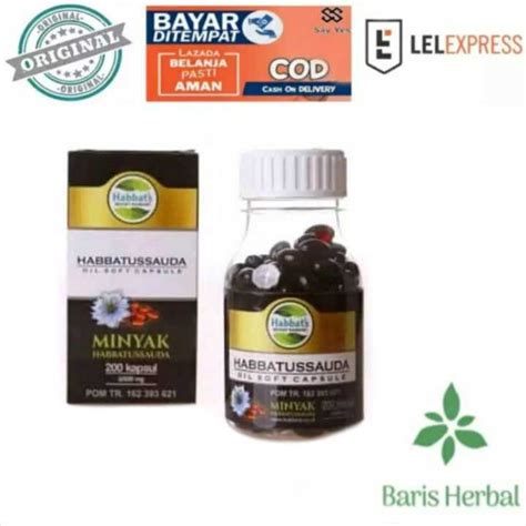 Habbatusauda Sehat Nabawi Habbatussauda Oil Soft Capsule Minyak