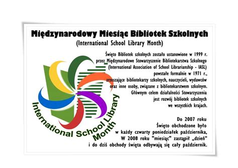 Międzynarodowy Miesiąc Bibliotek Szkolnych I LO im St Dubois w