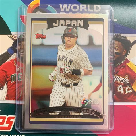 【やや傷や汚れあり】村上宗隆 2023 Topps Wbc 2006インサートカード 侍ジャパン 東京ヤクルトスワローズ オンライン限定箱の