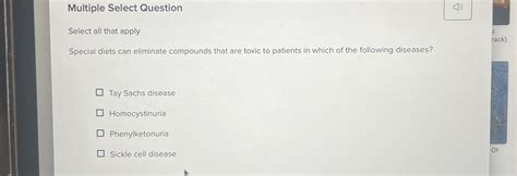 Solved Multiple Select Questionselect All That Applyspecial Chegg