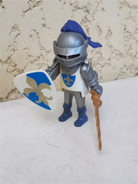 PLAYMOBIL LE CHEVALIER spécial fleur de Lys ref 4616 EUR 3 99