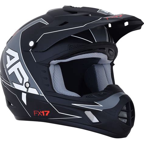 Casca Cross ATV AFX FX 17 Negru Mat Alb L EMAG Ro