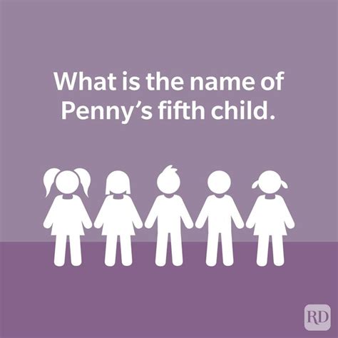 Penny Teve 5 Crianças - The "Penny Has 5 Children" Riddle: See If You Can Solve It