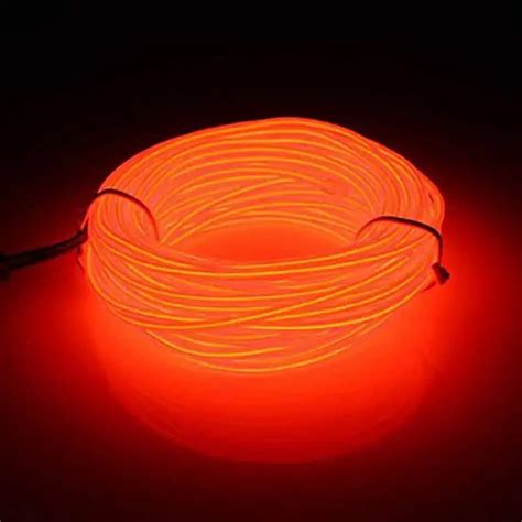 Красочный 20-220 в 10 м EL Led Гибкий Мягкий трубчатый провод неоновый ...