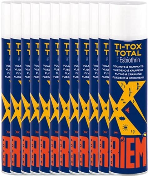 Riem Ti Tox Total 12 X 400 Ml Insecticide Voordeelverpakking