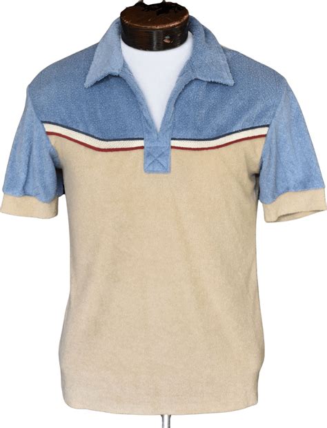 Vintage 70's Terry Cloth Polo Shirt by Kennington | Shop THRILLING