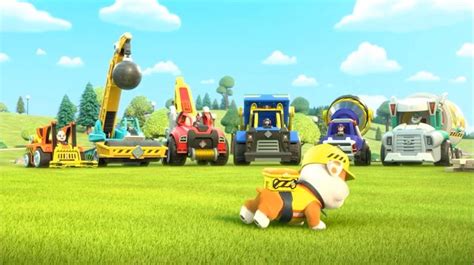 Rubble And Crew Nickelodeon Unveils First Look At First Ever Paw Patrol Spin Off Paw Patrol