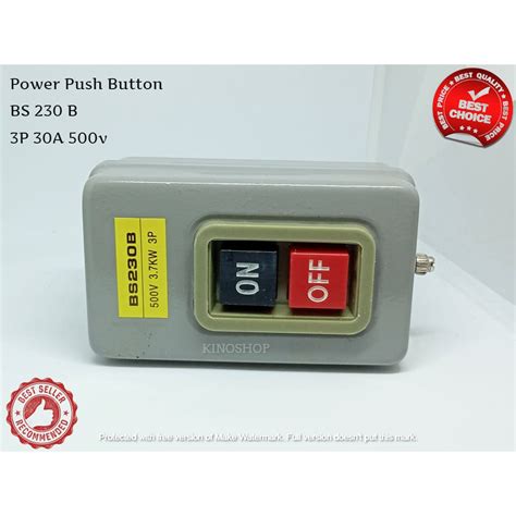 Jual Power Push Button ON OFF BS230 KINOGAWA Indonesia Shopee Indonesia