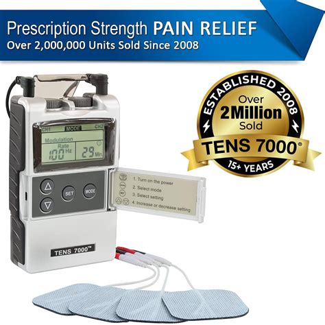 TENS 7000 Digital TENS Unit with Accessories - TENS Unit Muscle