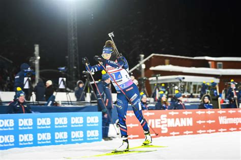 Biathlon Stersund La Liste De D Part Du Relais F Minin Nordic