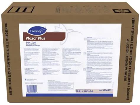 Diversey Plaza Plus Sealer Finish User Manual