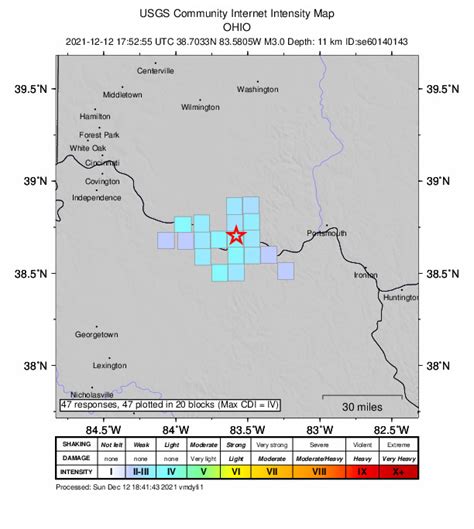 Breaking: Earthquake in Southern Ohio Shakes County - Scioto Post