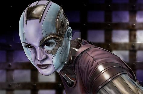 Karen Gillan As Nebula By Theartofscott On Deviantart