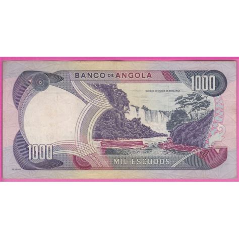 Angola P 103 ETAT TB 1000 Escudos 1972