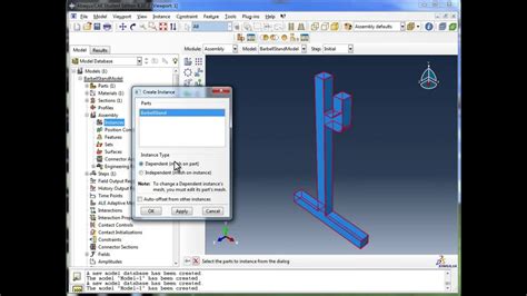 1 J Abaqus Basics Create An Assembly YouTube