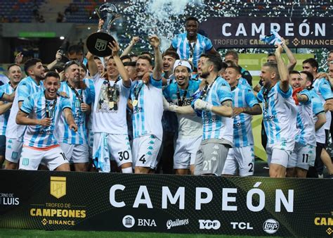 Trofeo de Campeones 2022 Racing Campeón con escándalo