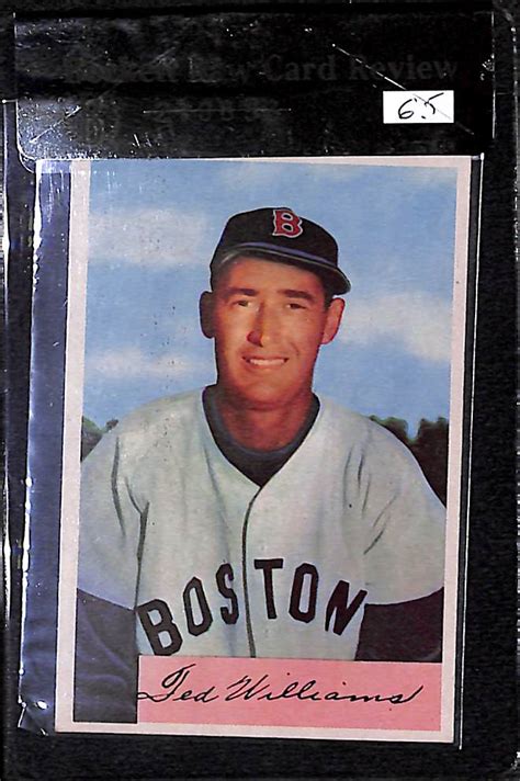 Lot Detail 1954 Bowman Ted Williams 66 Card BVG 6 5 HIGH GRADE