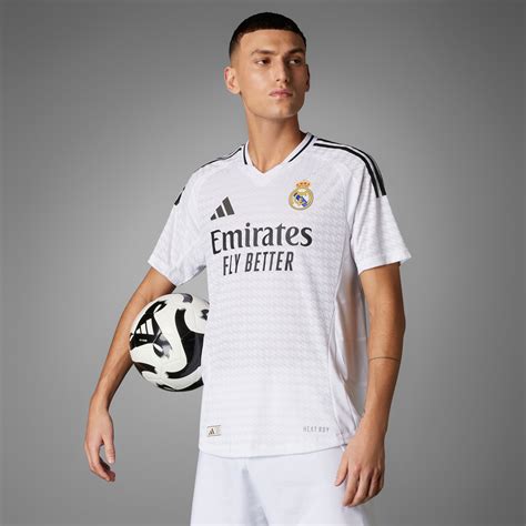 Clothing Real Madrid 24 25 Home Authentic Jersey White Adidas