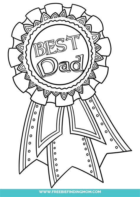 Coloring Printable Fathers Day Cards