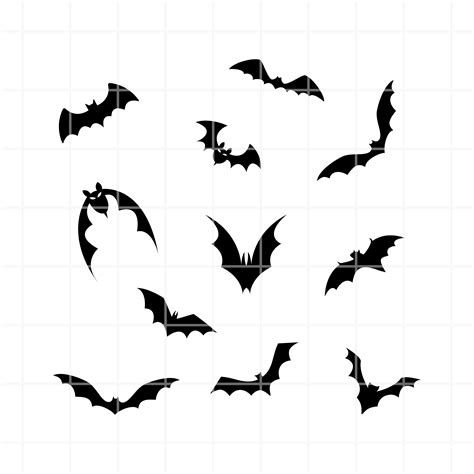 Cricut Bat Template