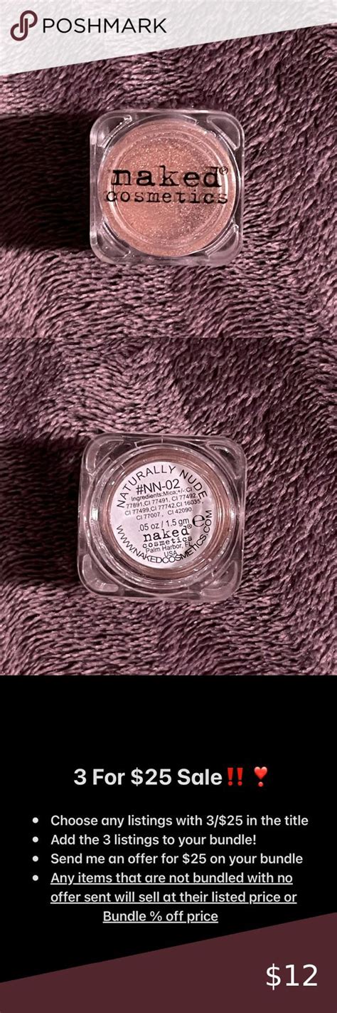 3 25 NAKED COSMETICS Loose Pigment In Naturally Nude 02