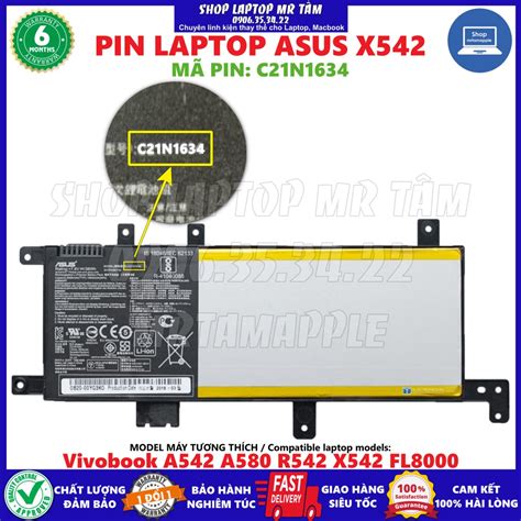 PIN LAPTOP ASUS X441 A31N1537 3 CELL dành cho VivoBook X441 X441U