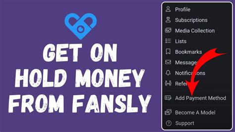 How To Get On Hold Money From Fansly 2024 Fansly Tutorial Youtube