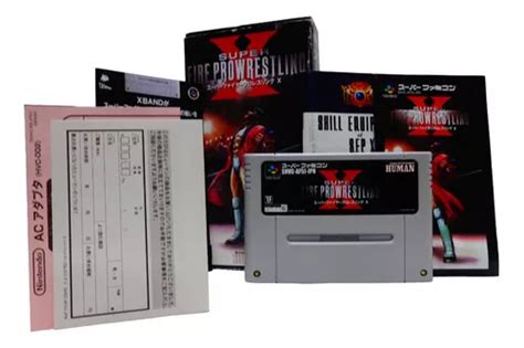 Super Fire Pro Wrestling X Super Famicom Nintendo Original Mercadolivre