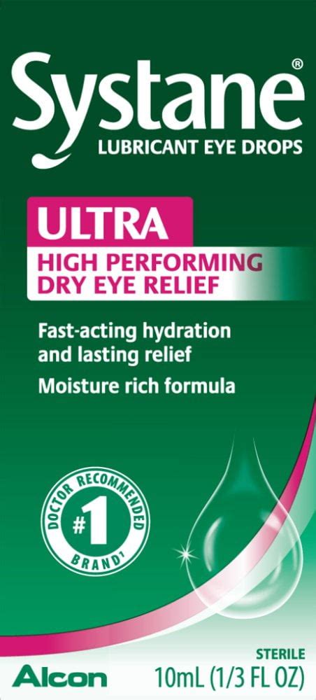 Systane Ultra High Performance Lubricant Eye Drops Fast Acting