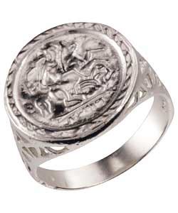 Sterling Silver Boys Medallion Ring - review, compare prices, buy online