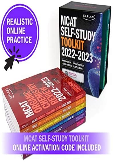 Mcat Self Study Toolkit 2022 2023 Books Online 6 Practice Tests