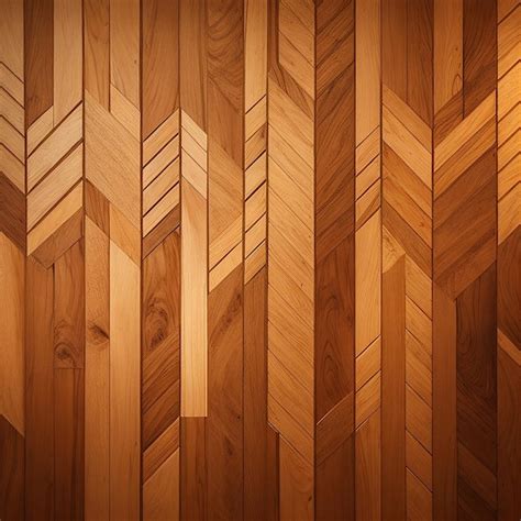 Premium Ai Image A Wood Paneled Wall With A Mosaic Of Different Wood