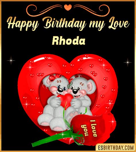 Happy Birthday Rhoda  🎂 Images Animated Wishes【28 S】